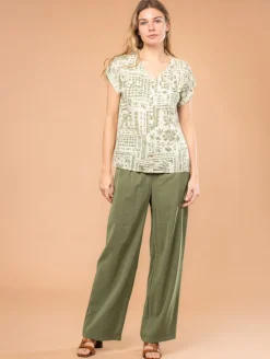Blouse imprimé patchwork