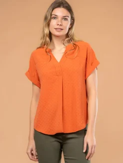 Blouse jacquard fantaisie