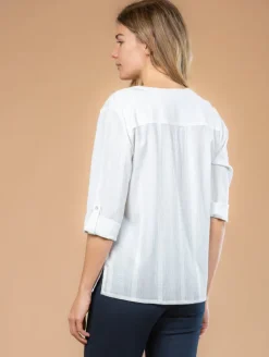 Blouse jacquard fantaisie