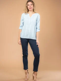Blouse jacquard fantaisie