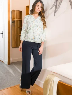 Blouse viscose imprimé fleuri