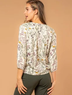 Blouse viscose imprimé fleuri