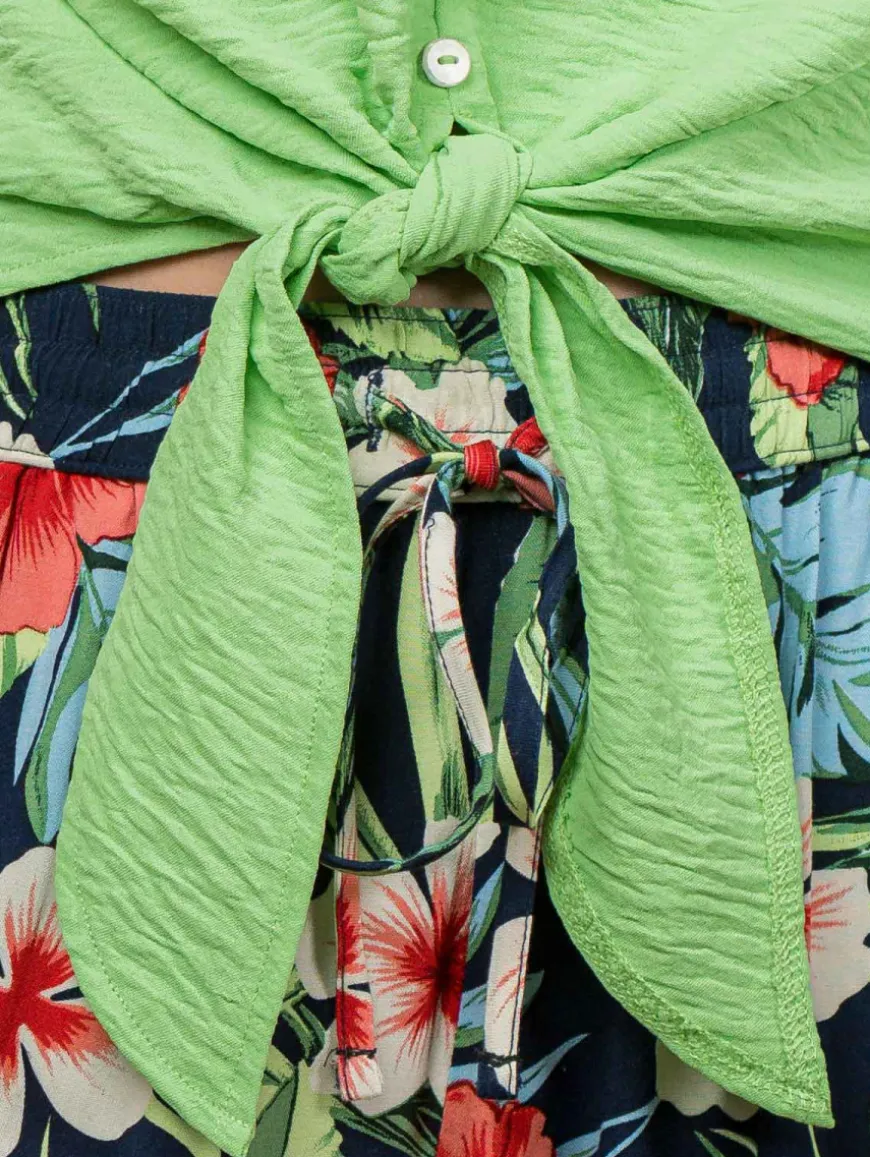 Chemise fluide bas noué