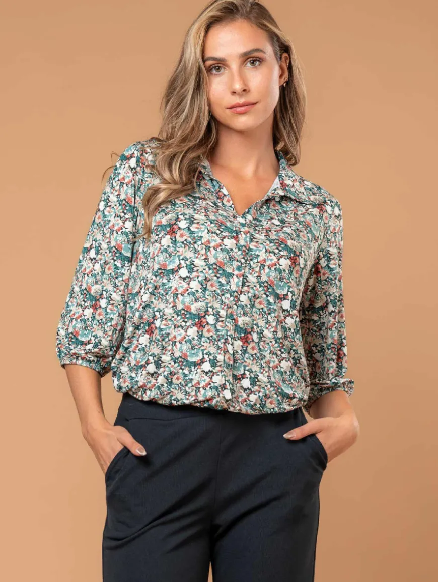 Chemise imprimé fleuri