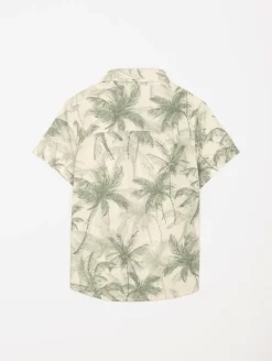 Chemise imprimé palmiers