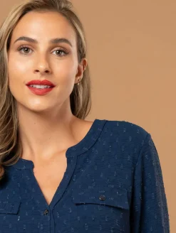 Chemise plumetis