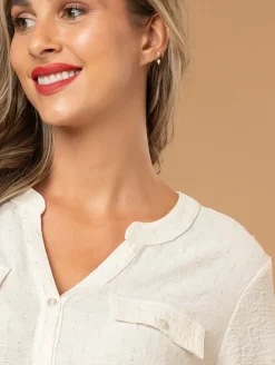 Chemise plumetis