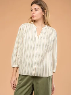 Chemise rayures jacquard