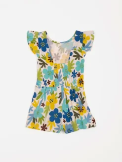 Combishort imprimé fleurs