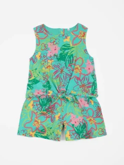 Combishort imprimé tropical