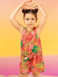 Combishort imprimé tropical