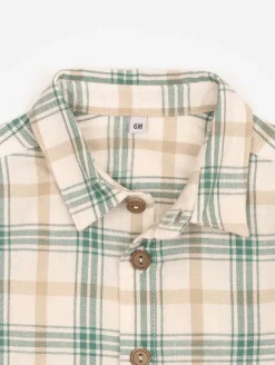 Ensemble chemise carreaux pantalon