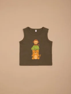 Ensemble débardeur short animaux