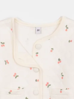 Ensemble 3 pièces matelassé cerises