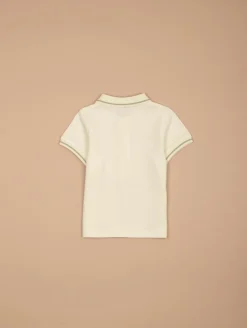 Ensemble polo salopette rayée