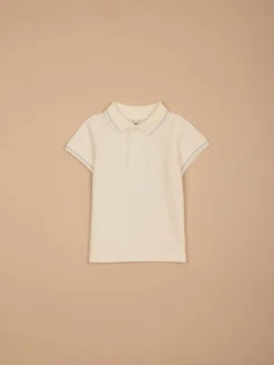 Ensemble polo salopette rayée