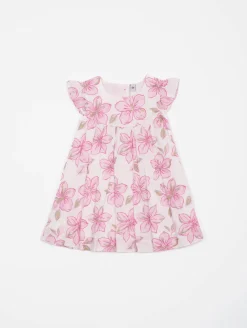 Ensemble robe legging grandes fleurs