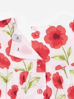 Ensemble robe legging grandes fleurs
