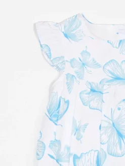 Ensemble robe legging papillons