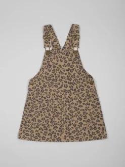 Ensemble robe-salopette panthère