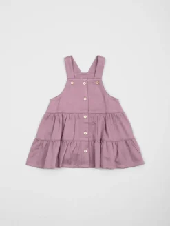 Ensemble robe-salopette pommes