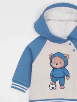 Ensemble sweat à capuche ourson foot
