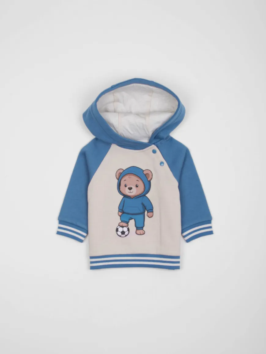 Ensemble sweat à capuche ourson foot