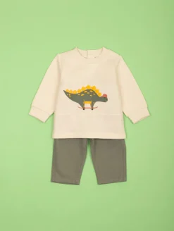 Ensemble sweat dino skater