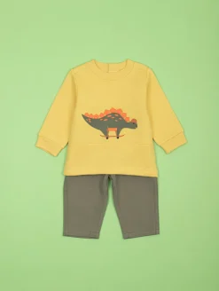 Ensemble sweat dino skater