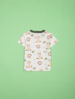 Ensemble tee-shirt short animaux
