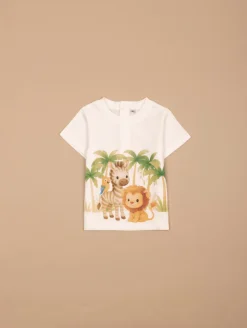 Ensemble tee-shirt short animaux