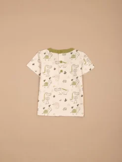Ensemble tee-shirt short animaux