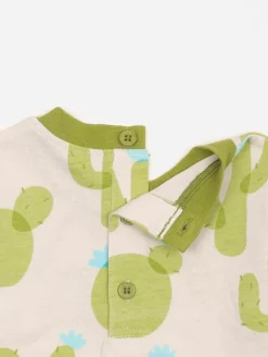Ensemble tee-shirt short cactus