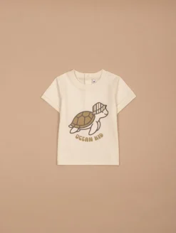 Ensemble tortue short rayé