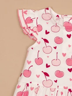 Ensemble tunique bloomer cerises