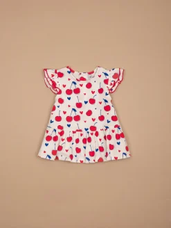 Ensemble tunique bloomer cerises
