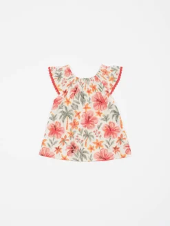 Ensemble tunique bloomer hibiscus