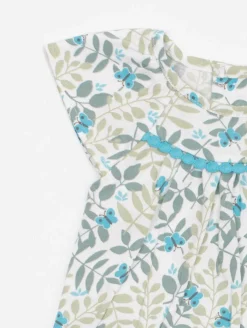 Ensemble tunique bloomer papillons