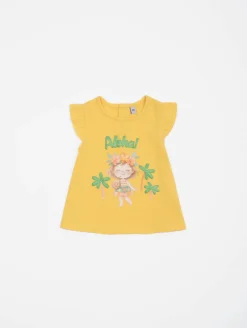 Ensemble tunique bloomer tropical