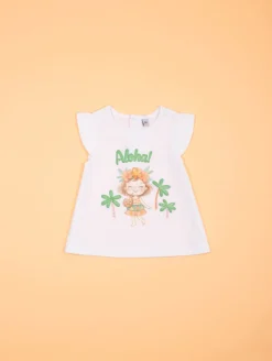 Ensemble tunique bloomer tropical