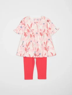 Ensemble tunique fleurs legging