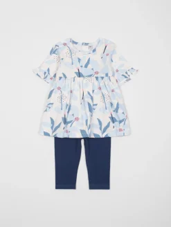 Ensemble tunique fleurs legging