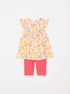 Ensemble tunique palmiers legging