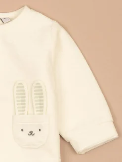 Ensemble velours poche lapin