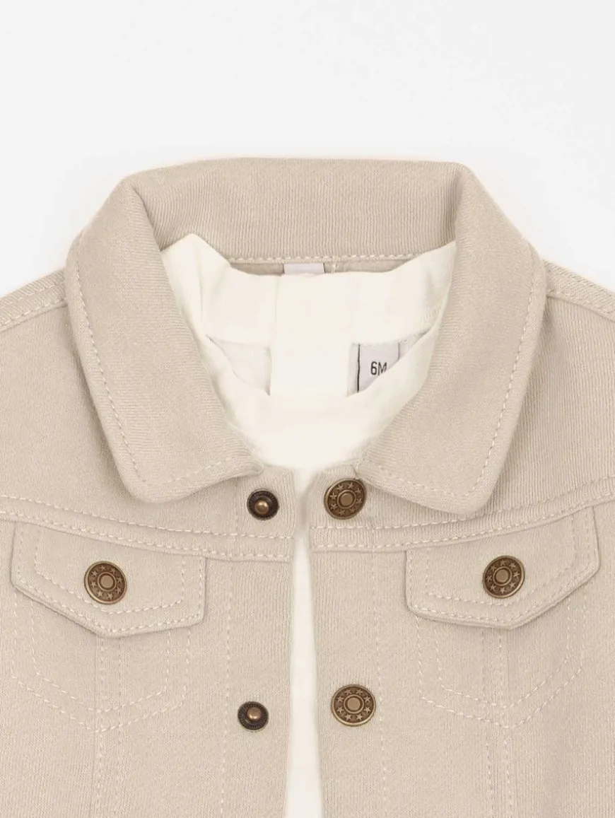 Ensemble veste molleton 3 pièces