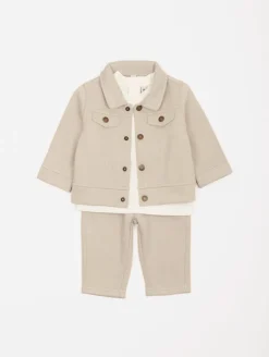 Ensemble veste molleton 3 pièces