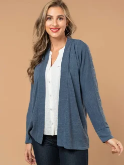Gilet clous strass fantaisie