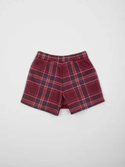 Jupe-short carreaux/vichy