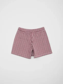 Jupe-short carreaux/vichy
