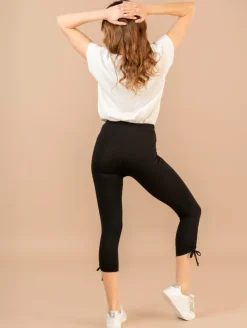 Legging uni coulisse